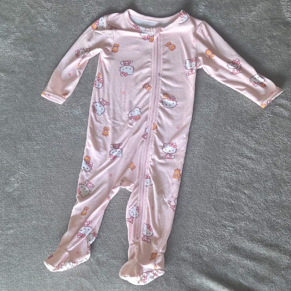 Hello Kitty Soft Pink Footed One Piece